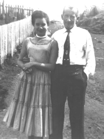 255: Michael Reddy with his daughter Mary. [courtesy of Mary (Reddy) King]  - Michael son of James Reddy &amp;amp; Mary Anne Murphy